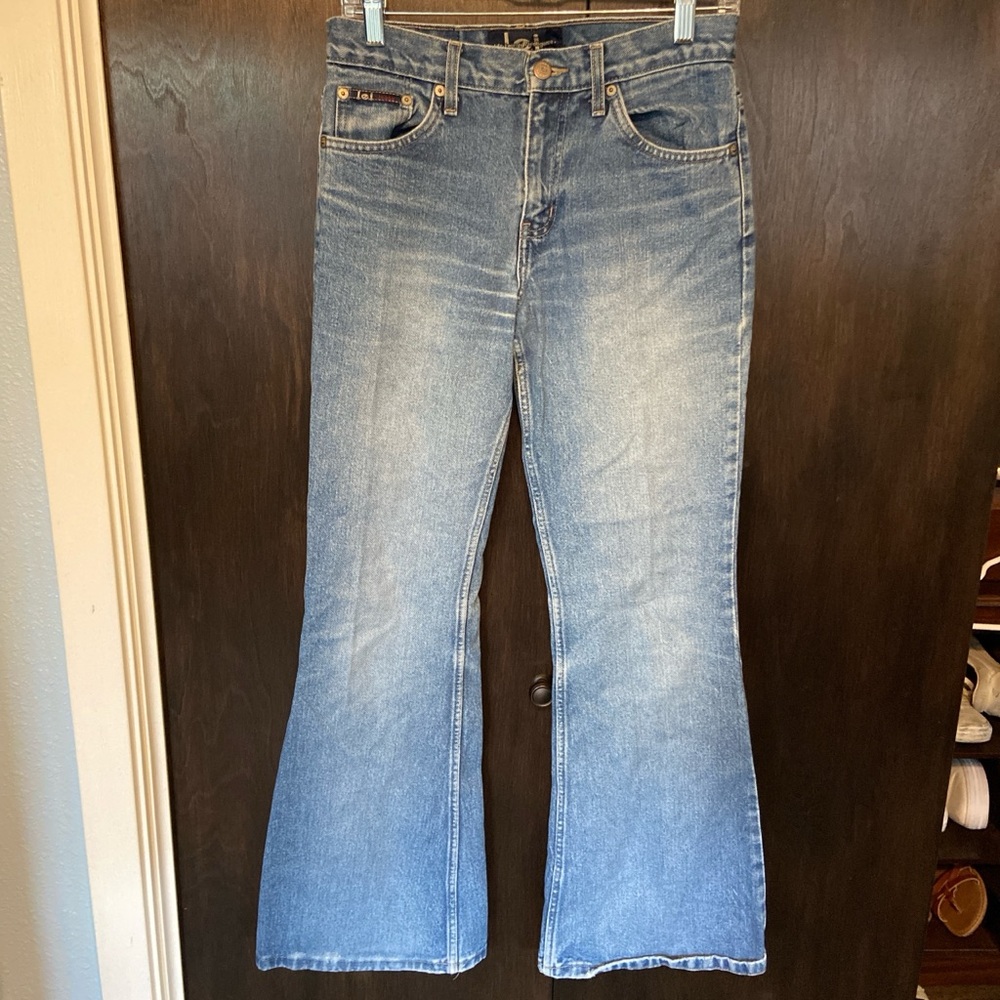 vintage y2k style denim bootcut jeans